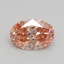 1.01 Ct. Fancy Intense Pink Oval Lab Grown Diamond
