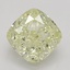1.03 Ct. Fancy Light Yellow Cushion Diamond