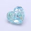 1.31 Ct. Fancy Vivid  Blue Heart Lab Grown Diamond