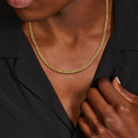 Dakota 20 in. Wheat Chain Necklace (3.9mm)