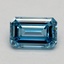 1.75 Ct. Fancy Vivid Blue Emerald Lab Grown Diamond