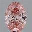 1.96 Ct. Fancy Vivid Pink Oval Lab Grown Diamond