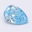 2.05 Ct. Fancy Vivid  Blue Pear Lab Grown Diamond