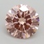 2.50 Ct. Fancy Intense Pink Round Lab Grown Diamond