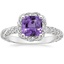 18K White Gold Nova Halo Diamond Ring (1/2 ct. tw.), smalltop view