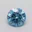 1.40 Ct. Fancy Vivid  Blue Round Lab Grown Diamond