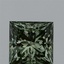 1.35 Ct. Fancy Vivid Green Princess Lab Grown Diamond