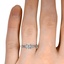 The Iidri Ring, smallzoomed in top view on a hand