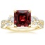 18K Yellow Gold Luxe Willow Three Stone Diamond Ring (1/2 ct. tw.), smalltop view