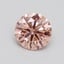 1.62 Ct. Fancy Intense Brownish Pink Round Lab Grown Diamond