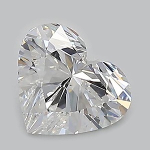 Heart diamond — real photo