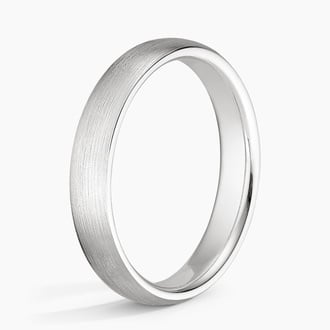 4mm Matte Comfort Fit Wedding Ring