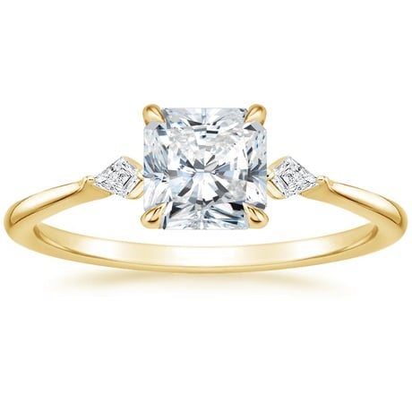 18K Yellow Gold Cometa Diamond Bridal Set