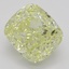 2.01 Ct. Fancy Yellow Cushion Diamond