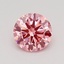 0.91 Ct. Fancy Intense Pink Round Lab Grown Diamond