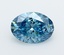 2.05 Ct. Fancy Vivid  Blue Oval Lab Grown Diamond