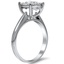 The Kaylor Ring, smalltop view on a hand