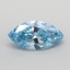 0.46 Ct. Fancy Vivid Blue Marquise Lab Grown Diamond