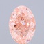 3.12 Ct. Fancy Intense Pink Oval Lab Grown Diamond