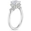 18K White Gold Fiore Halo Diamond Ring (1/6 ct. tw.), smallside view