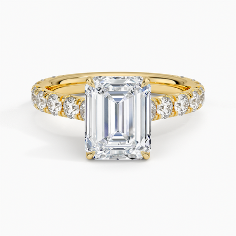 18K Yellow Gold Anthology Three-Quarter Coverage Diamond Ring