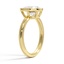 Low-Profile Bezel Solitaire Ring, smallside view