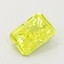 0.87 Ct. Fancy Vivid  Yellow Radiant Lab Grown Diamond