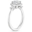 Platinum Selene Halo Diamond Ring (1/4 ct. tw.), smallside view