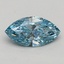 1.16 Ct. Fancy Vivid Blue Marquise Lab Grown Diamond