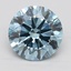 2.30 Ct. Fancy Vivid Blue Round Lab Grown Diamond