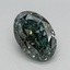 2.66 Ct. Fancy Intense Green Oval Lab Grown Diamond