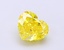 1.18 Ct. Fancy Vivid Yellow Heart Lab Grown Diamond