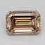 1.31 Ct. Fancy Light  Brown Emerald Lab Grown Diamond