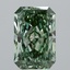 8.51 Ct. Fancy Vivid Green Radiant Lab Grown Diamond