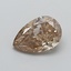 1.03 Ct. Light  Brown Pear Lab Grown Diamond