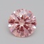 2.60 Ct. Fancy Intense Pink Round Lab Grown Diamond