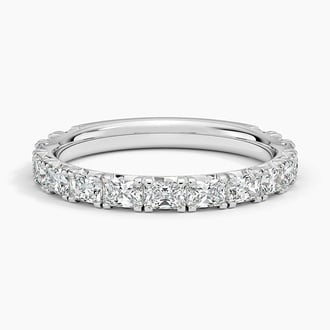 Nathalie Radiant Cut Lab Diamond Ring (7/8 ct. tw.) in Platinum