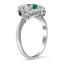 The Coates Ring, smalltop view on a hand
