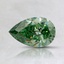 0.66 Ct. Fancy Vivid Pacific Green Pear Lab Grown Diamond