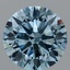 4.13 Ct. Fancy Vivid Blue Round Lab Grown Diamond