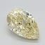 1.89 Ct. Fancy Light Yellow Pear Lab Grown Diamond