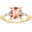 18K Yellow Gold Nadia Diamond Ring, smalltop view