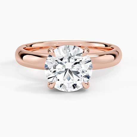 14K Rose Gold Audrey Perfect Fit 3mm Solitaire Ring