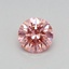 0.28 Ct. Fancy Vivid Pink Round Lab Grown Diamond