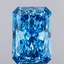 9.03 Ct. Fancy Vivid  Blue Radiant Lab Grown Diamond
