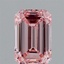 1.50 Ct. Fancy Vivid Pink Emerald Lab Grown Diamond