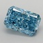 2.79 Ct. Fancy Vivid  Blue Radiant Lab Grown Diamond