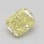 1.01 Ct. Fancy Intense Yellow Cushion Diamond