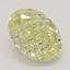 3.06 Ct. Fancy Light Yellow Oval Diamond