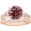 14K Rose Gold Luxe Secret Garden Diamond Ring (3/4 ct. tw.) with Winding Willow Diamond Ring
